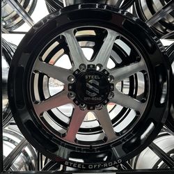 20x10 SOR BLACK MACHINED 8x165