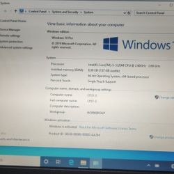 Panasonic Toughbook CF-31 With Intel 300gb SSD 