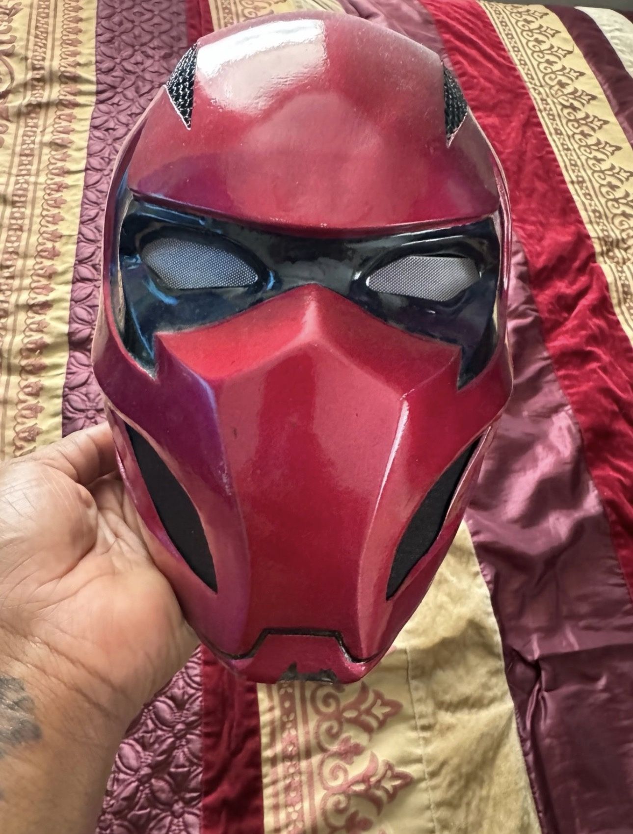 Red hood Helmet