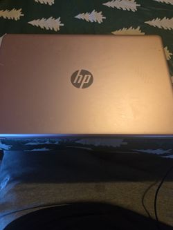 Pink HP Laptop With Charger