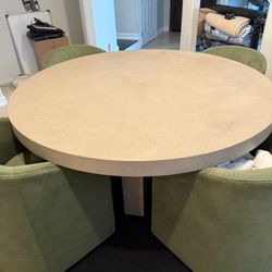 Concrete Kitchen Table With Chairs 