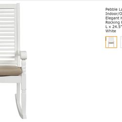 Elegant Hardwood Porch Rocking Rocker Chair