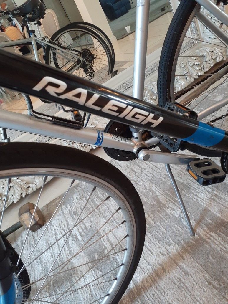 Two Raleigh 21 Speed Bikes In Excellent Condition