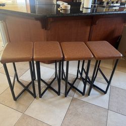 Set Of 4 Bar Stools