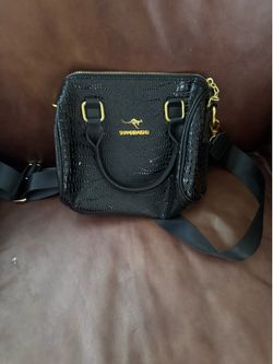Black cross body purse
