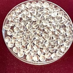 Lot Of 50 White Sapphire Beads 