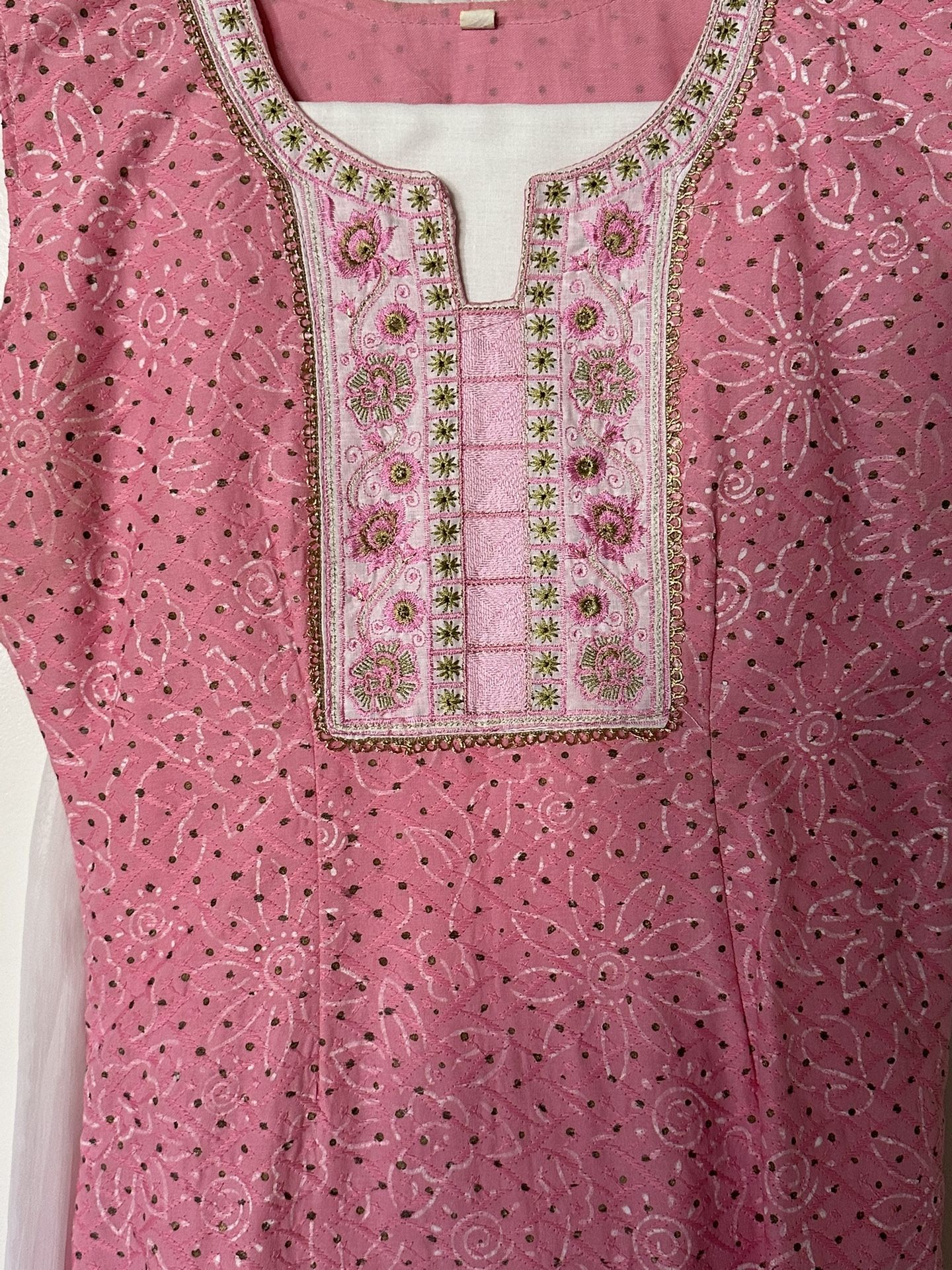 Pink and White Indian/Pakistani Dress