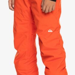 Quiksilver Boys’ Estate Snow Pant - Orange Pepper
