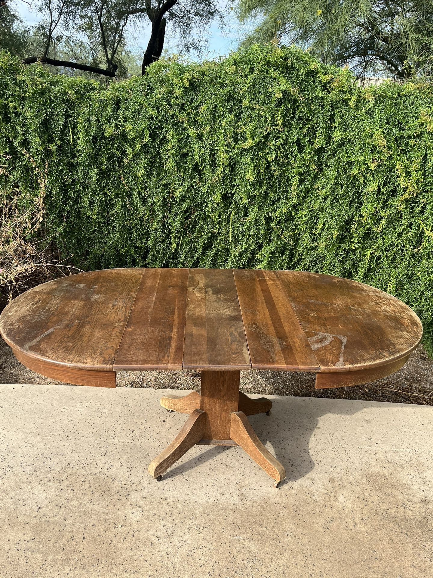 Antique Oak Extension Dining Table Lucknow Table Co.