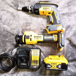 DeWalt 20V XR Brushless Tool Set with Battery and Charger