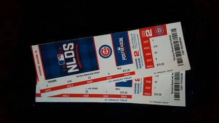 Cubs playoff tickets