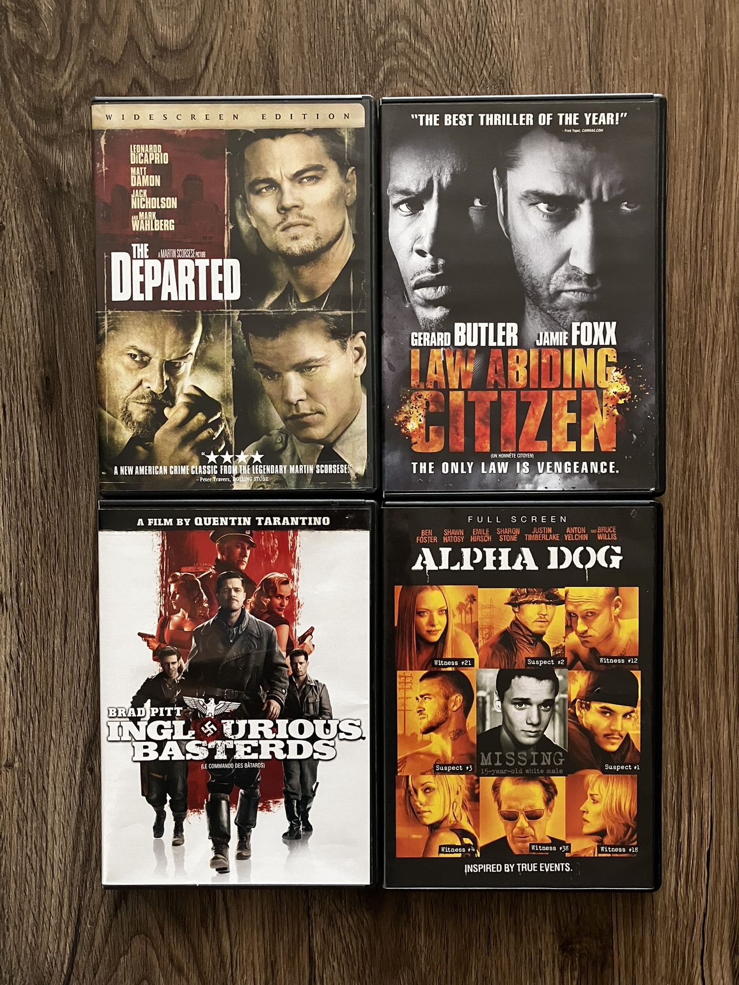 Set of Four DVDs - Action/Adventure