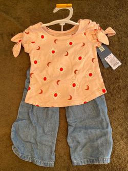 Girls clothes sizes 12 months and 18 months, mostly new.