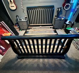 Free full size sleigh bed frame