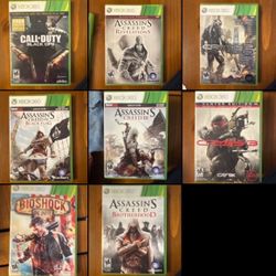 Microsoft Xbox 360 Games $5. Each You Choose