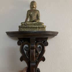 Hand Carved Wooded Wall mount / Bracket