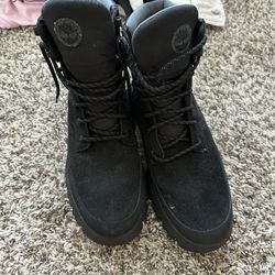 Timberland Boots Water Resistant Black Size 10