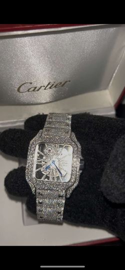 Fully Bust Down VVS Cartier Watch