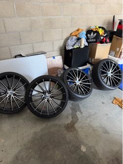 20 INCH WHEELS AND TIRES