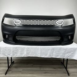 Fits 15-23 Dodge Charger Scat Pack SRT Hellcat Front Bumper Cover - PP led halott