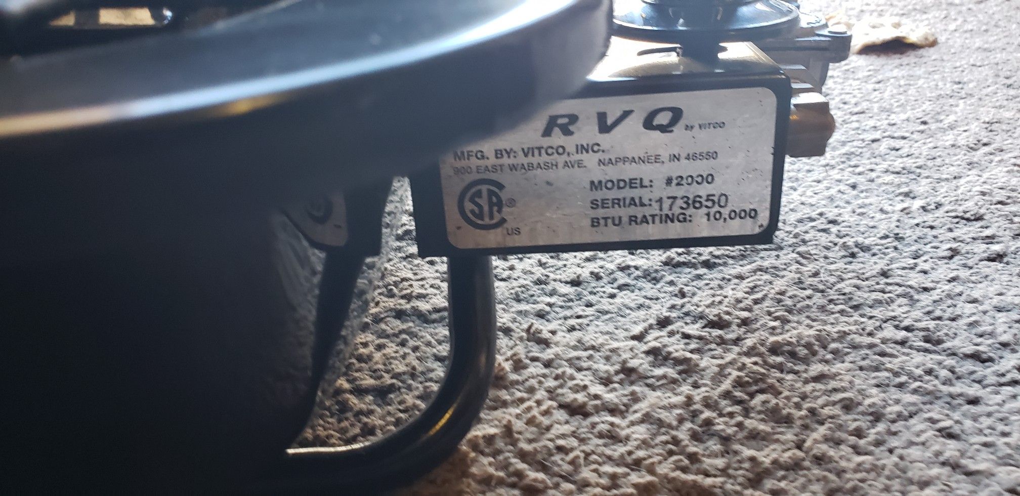 RVQ by VITCO GAS GRILL FOR RV OR MOBILE HOME for Sale in North Las