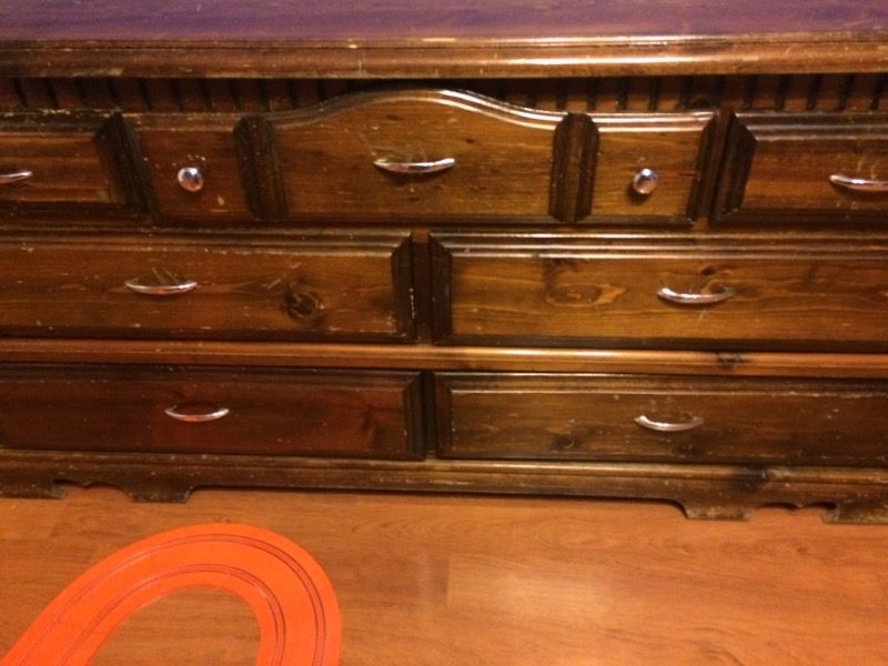 Solid wood dresser and night stand. for Sale in Kannapolis, NC OfferUp