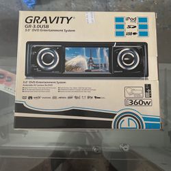 Gravity Stereo With Detachable Face
