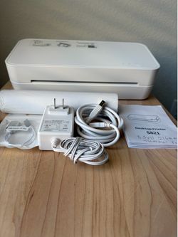 Phomemo S821 Wireless Desktop Thermal Printer + Bonus Adapter