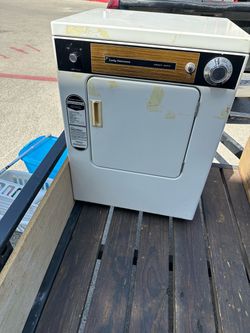Vintage lady kenmore dryer