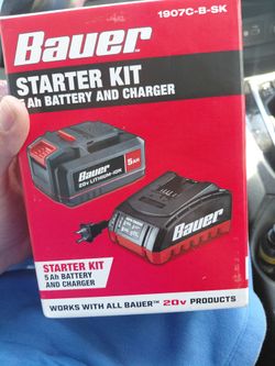 Bauer 20 v rechargeable batteries 🔋