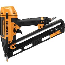 Bostitch 15 Gauge Finish Nailer BTFP72156 – Pneumatic Angle Nail Gun w/ Case & Tip