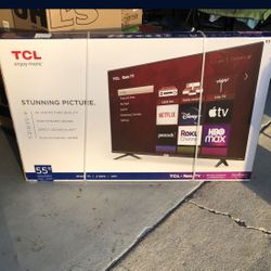 TCL Roku 4K Smart Tv 55”