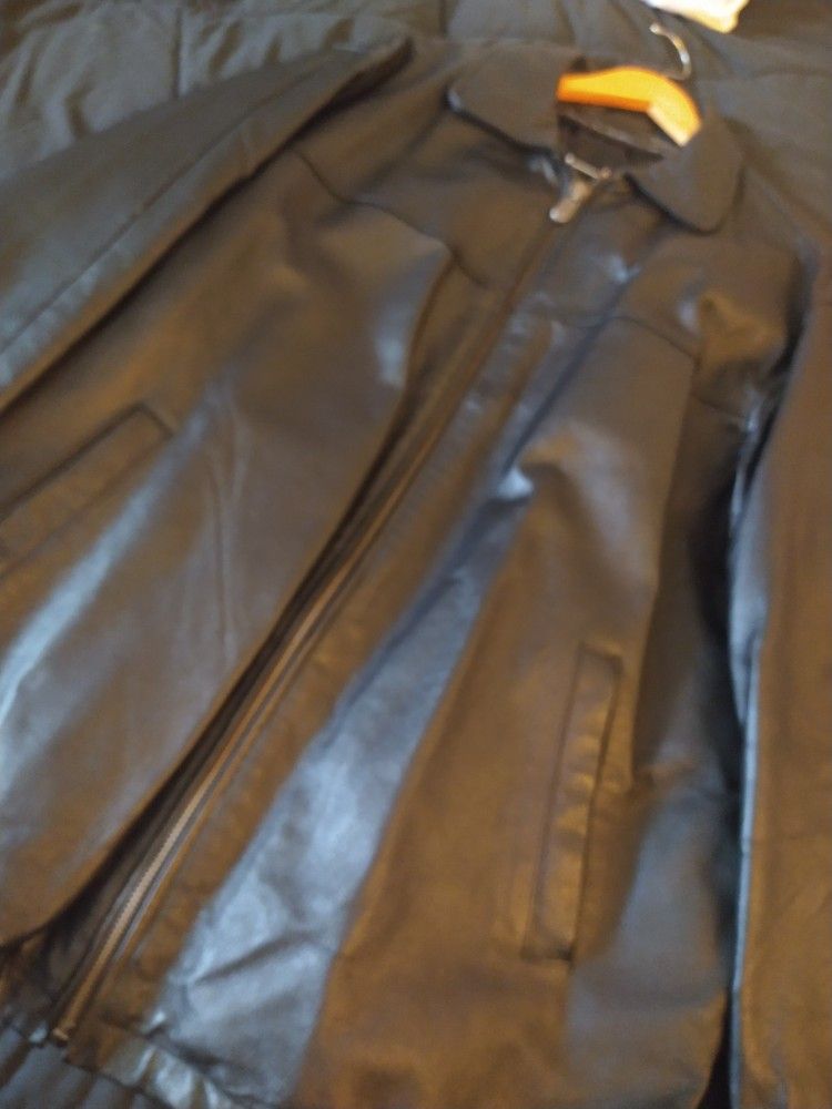 Genuine Black Leather Jacket