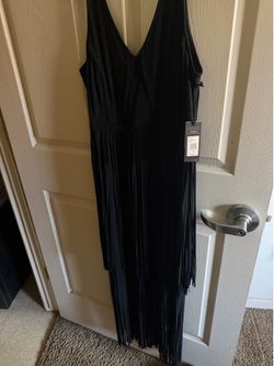Black cowboy girl dress