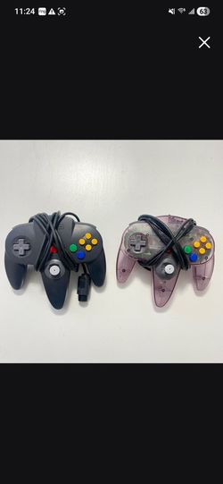 (2) Nintendo 64 controllers