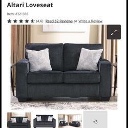 Atari Loveseat w/ Extra Large Ottoman