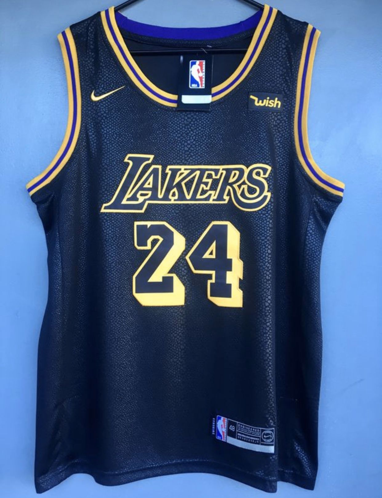 Shirt Mamba Edition Lakers Lakers Kobe Bryant Black Mamba