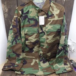 New Woodland Camouflage Combat Pattern Hot Weather Uniform Coat