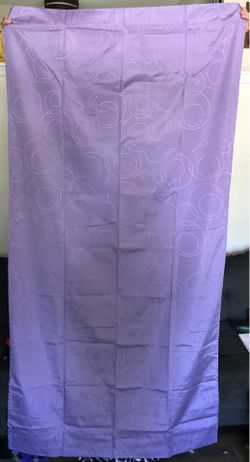 Full Length Purple Drapes