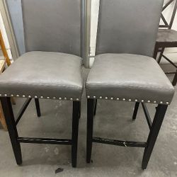 Two Grey Chairs