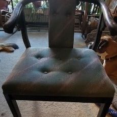 Set of 8 Bernhardt Dining Chairs – Ming Style – Horseshoe Style $3000 REDUCED to $2600