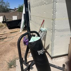 Everlast Punching Bag With Harness 