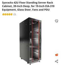 Sysracks 42U Floor Standing Server Rack Cabinet