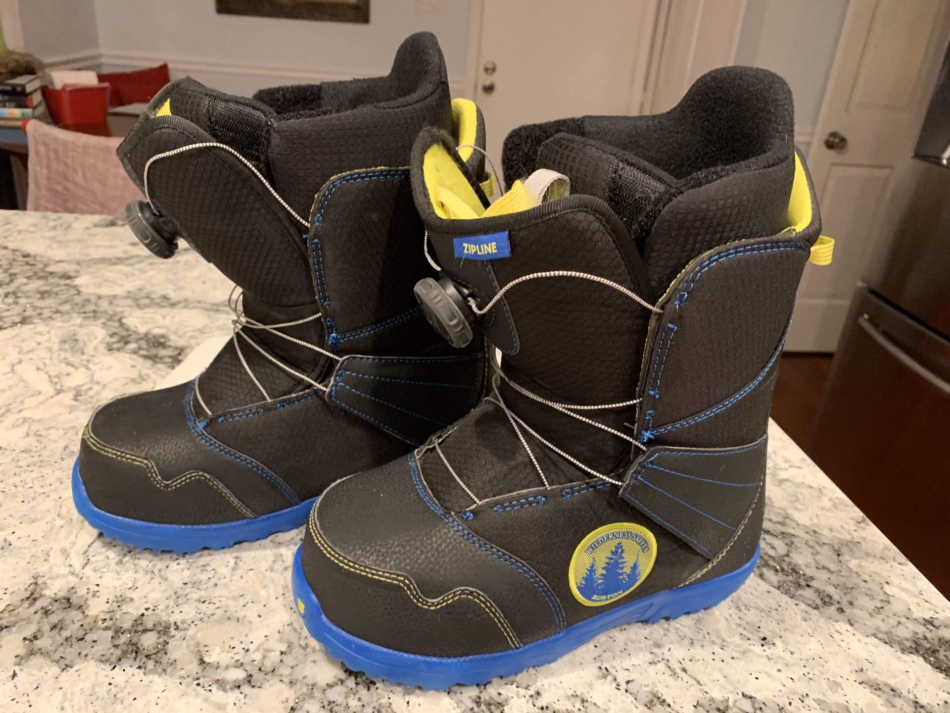 Burton snowboard boots, youth size 7