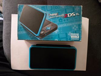 New 2DS XL Black Turquoise modded