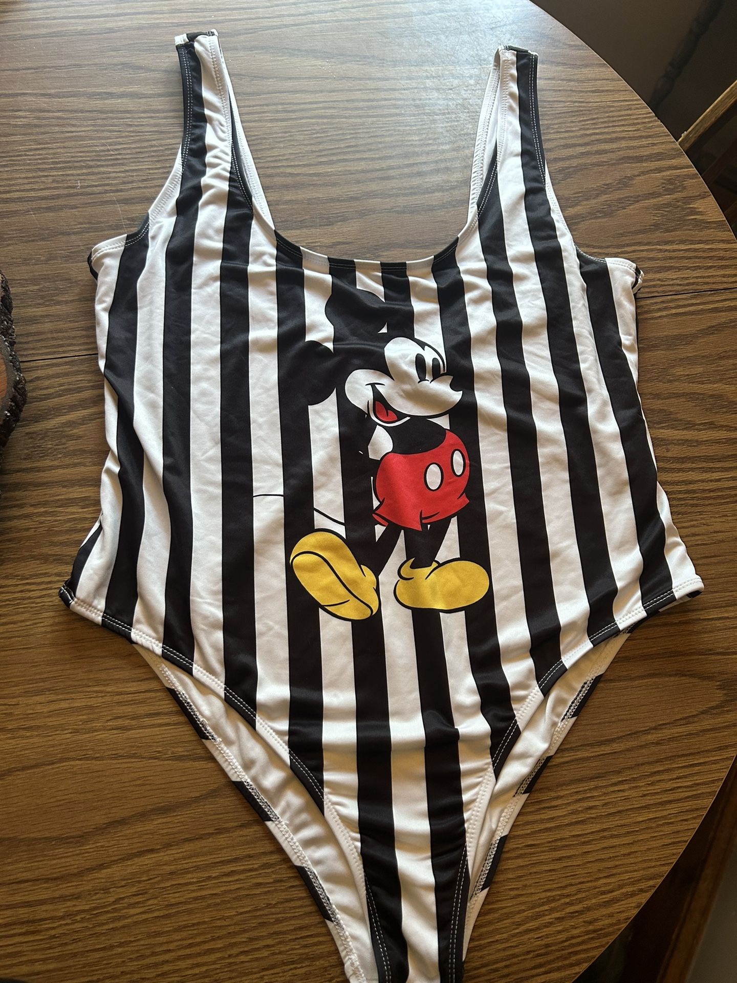 Disney Mickey Mouse Womens One Piece Swimsuit Bathing Suit Swimwear Plus Size 2X