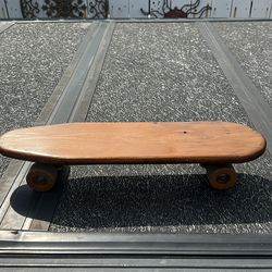 Vintage 1(contact info removed)’s Wooden Sketeboard with original  99  - P Supper Grip wheels