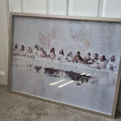 Framed “The Last Supper” Wall Art