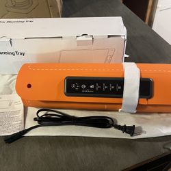 Electric Warming Tray Orange 