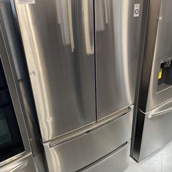 Stainless Steel 19 Cu. Ft. Counter Depth French Door Refrigerator 